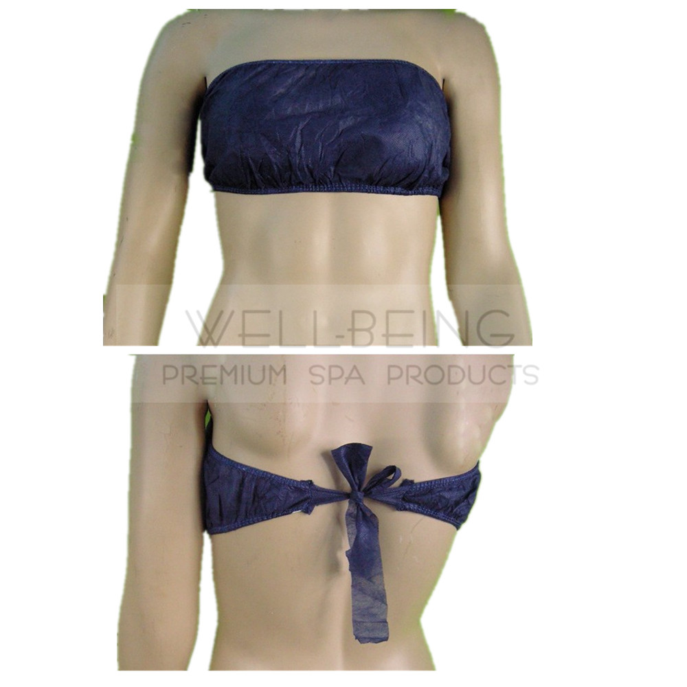 10pcs Womens Disposable Bras Individually Non-woven Fabric Tops